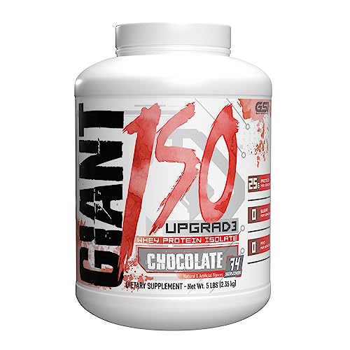 Giant Edge Series 100% Whey Protein Isolate - 25g Pure Whey Isolate - Zero Sugar