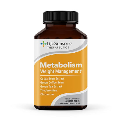 LifeSeasons - Metabolism - Weight Control Support and Energy Booster Supplement