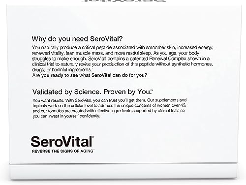 Sero-Vital Renewal Complex - Reverse The Signs of Aging - Clinically Tested to Increase