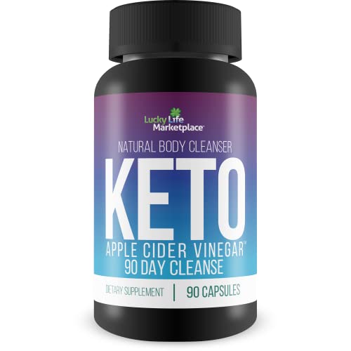 3X Keto Apple Cider Vinegar 90 Day Cleanse - Promote Health & Wellness - Flush Waste 