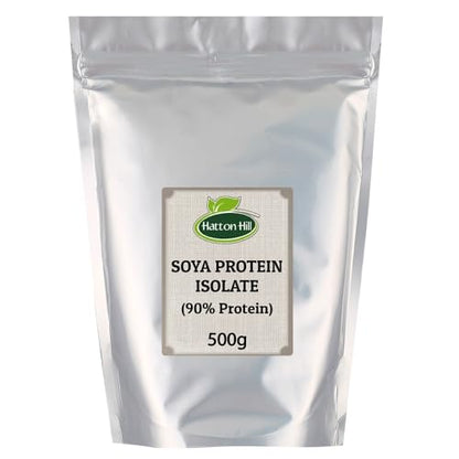 SOYA Protein Isolate (90% Protein) 500g by Hatton Hill, Unflavoured, Vegan Protein Shake