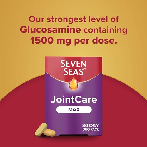 Seven Seas JointCare Max, With High-Strength Glucosamine plus Omega-3, Collagen