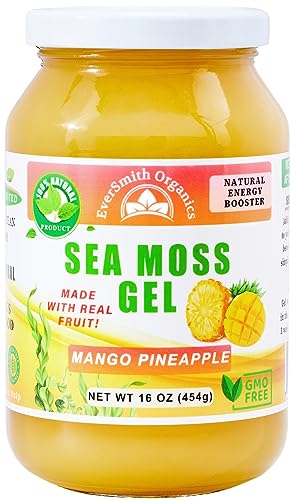 EverSmith Organics - Wildcrafted Irish Sea Moss Gel | Made in USA | Rich in Vitamins