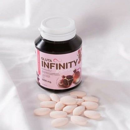 Gluta Infiniy 1000mg L-Glutathione Supplement Tripeptide Fish Collagen L-Glutamine Ascorbic