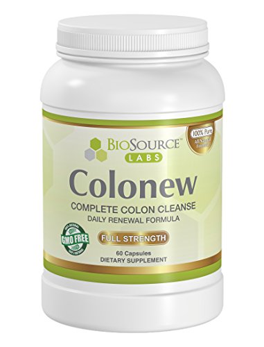 BioSource Labs Colonew Complete Colon Cleanse Natural Detox Supplement for Daily 