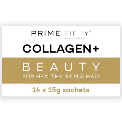 Prime Fifty Liquid Collagen 5,000mg, 14 x 15ml Sachets – Passion Fruit Flavour 