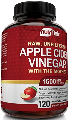 Apple Cider Vinegar Capsules with The Mother - 120 Vegan ACV Pills