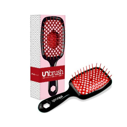 FHI HEAT Unbrush, Red - Detangling Hair Brush Red