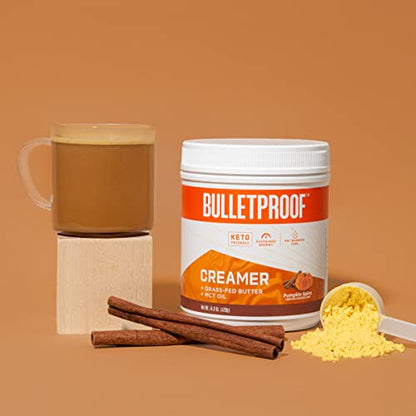 Bulletproof Pumpkin Spice Creamer, 14.8 Ounces, Keto Coffee Powder Creamer