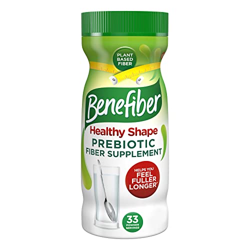 Benefiber Healthy Shape Prebiotic Fiber Supplement Powder for Digestive Health, Daily Fiber Powder 