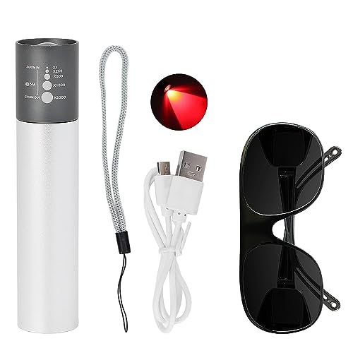 660nm Red Light Therapy Torch for Muscle Pain Relief, Handheld LED Infrared Light Therapy Device