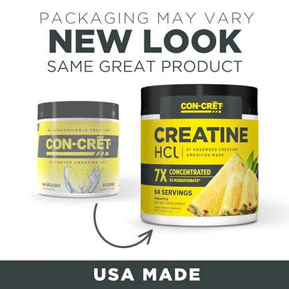 CON-CRET Creatine HCl Powder | Supports Muscle, Cognitive, and Immune Health