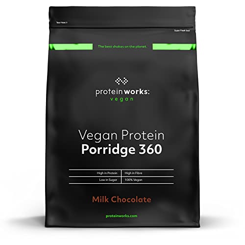 Protein Works - Vegan Protein Porridge 360 | High Protein Breakfast | Plant-Based | Chocolate | 450g