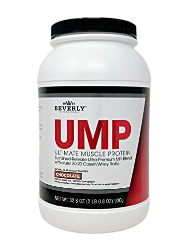 Beverly International UMP Protein Powder, Chocolate. Unique Whey-Casein Ratio Builds 