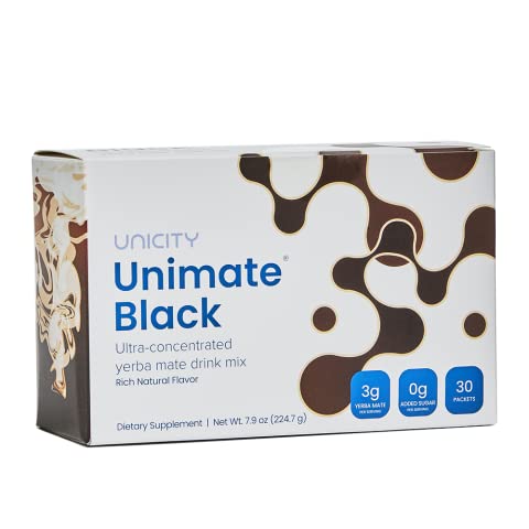 Unicity UNIMATE Black - Great Tasting - 30 Pack