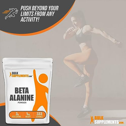 BULKSUPPLEMENTS.COM Beta Alanine Powder - Beta Alanine Pre Workout, Beta Alanine