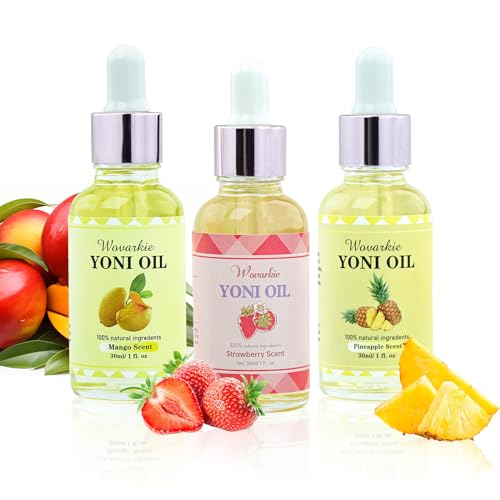 3 Packs Yoni Oil for Women, 100% Natural Feminine Oil Intimate Deodorant for Women, Eliminates Odor