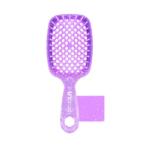 FHI HEAT UNbrush Wet & Dry Vented Detangling Hair Brush, Amethyst Lavender