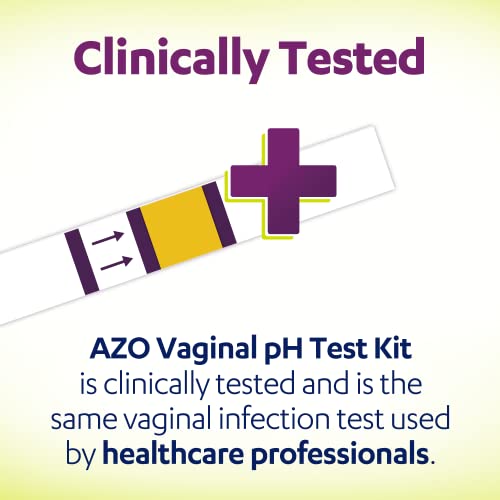 AZO Vaginal pH Test Kit, Clinically-Tested Vaginal Infection Test Kit, Fast & Accurate Results