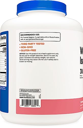 Nutricost Whey Protein Isolate (Strawberry Milkshake) 5LBS