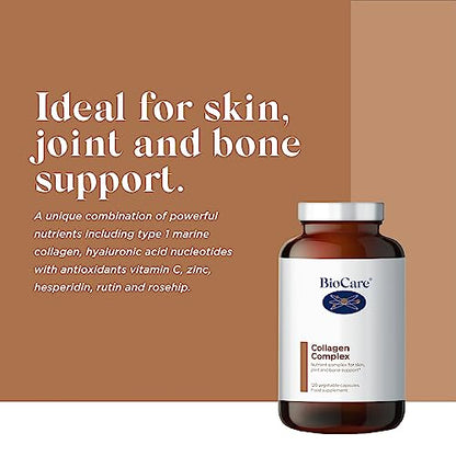 BioCare Collagen Complex | Vitamin C & Zinc with Marine Collagen, Hyaluronic Acid