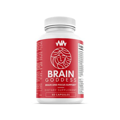 Warped Wellness Womens Brain Supplement and Focus Support | Female Specific Memory 