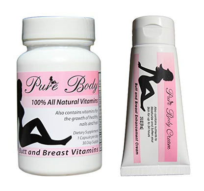 PureBody Vitamins and PureBody Cream Combo "Bundle of Joy" - The Best Butt 