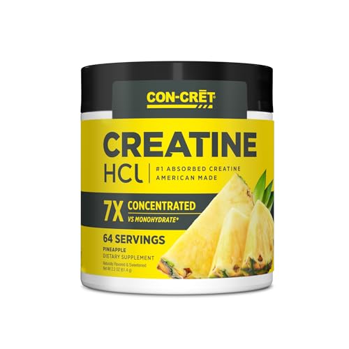 CON-CRET Creatine HCl Powder | Supports Muscle, Cognitive, and Immune Health