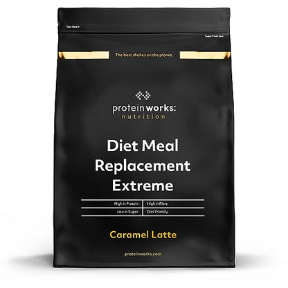 Protein Works - Diet Meal Replacement Extreme Shake, 200 Calorie Meal, High Protein Meal