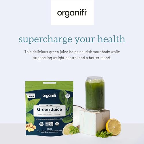 Organifi Green Juice - Organic Superfood Powder - 180-Day Supply - Organic Vegan Green