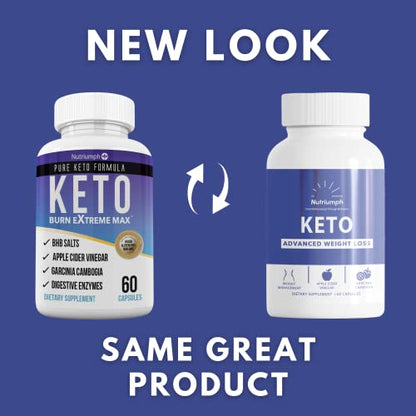 Nutriumph Keto BHB exogenous ketones | Keto Diet Pills | Advanced Ketone Supplement