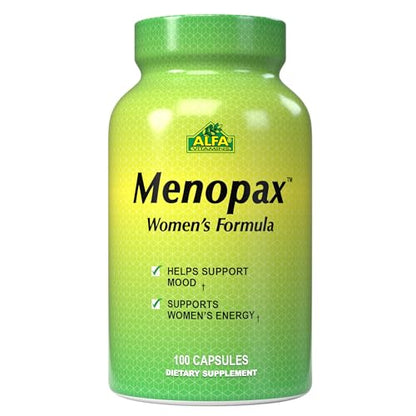 ALFA VITAMINS® Menopax Women's Menopause Complete Natural Supplement Formula