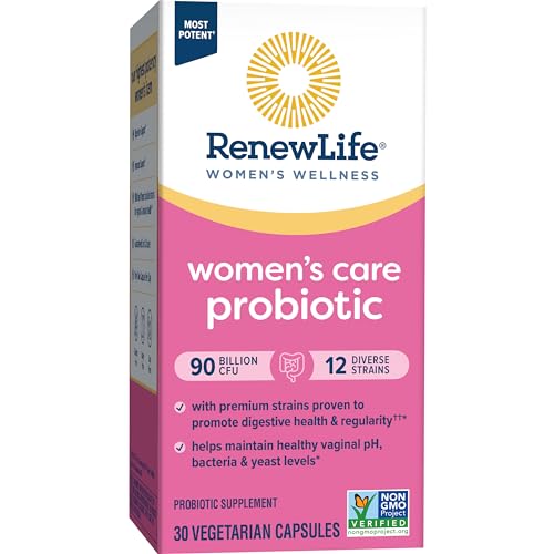 Renew Life Women's Probiotic Capsules, Supports Vaginal, Urinary, Digestive and Immune