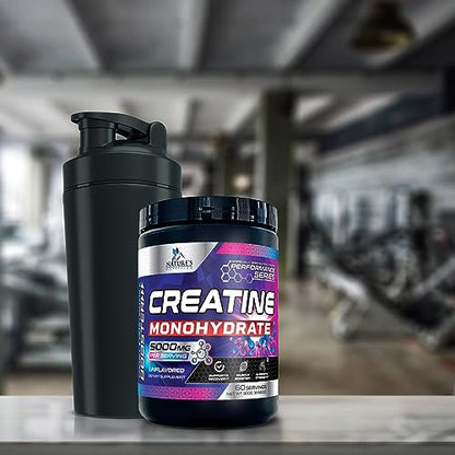 Micronized Creatine Monohydrate Powder - 100% Pure Unflavored Creatine Powder