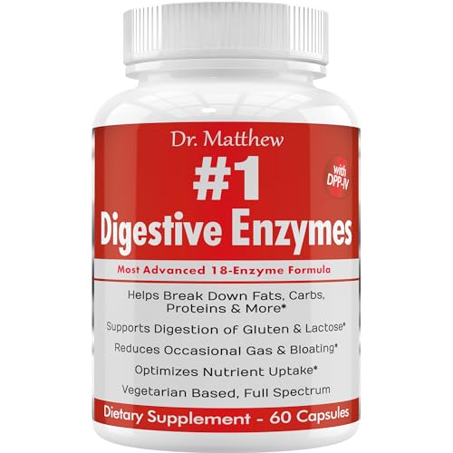 Best Digestive Enzymes for Women & Men with Lactase Lipase Amylase