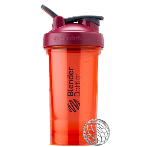 BlenderBottle Shaker Bottle Pro Series Perfect for Protein Shakes and Pre Workout, 24-Ounce