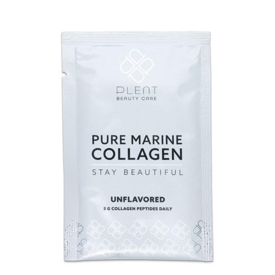 Plent Pure Marine Collagen Unflavoured - Stay Beautiful - 5G Collagen Peptides Daily - 30 Sachets