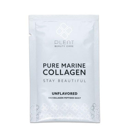 Plent Pure Marine Collagen Unflavoured - Stay Beautiful - 5G Collagen Peptides Daily - 30 Sachets