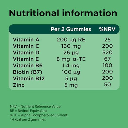 Berocca Immuno Gummy Vitamins, Orange Flavour, Bursting with Immune System