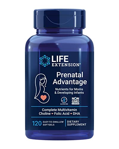 Life Extension Prenatal Advantage Supplement – Comprehensive Prenatal Vitamin for Pregnant Women