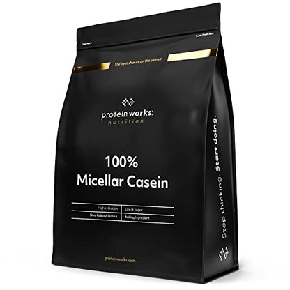 Protein Works 100% Micellar Casein Protein Powder | Slow Release Protein Shake | Amino Acids