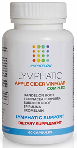 Bruizex Apple Cider Vinegar Complex Capsules, Lymphatic Drainage Apple Cider Vinegar 