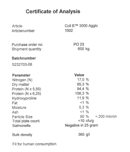 Pure Vitality : Bovine Collagen Peptides (300g) - 30 Servings - UK GMP Certified Manufacturer