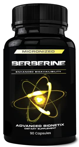 Advanced Bionetix 1500mg Advanced Bioavailability Micronized Berberine Supplement All 