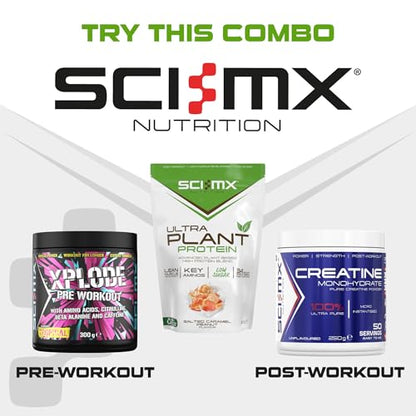 SCI-MX Ultra Plant - Salted Caramel Peanut Flavour Vegan Protein Powder Blend + Vitamin B Complex