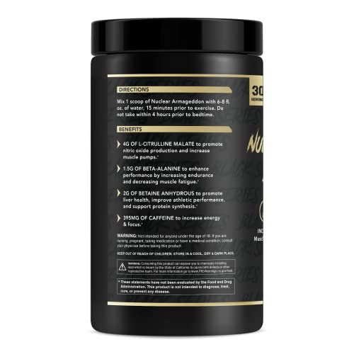 Anabolic Warfare Nuclear Armageddon Pre Workout Powder Pre-Workout for Men