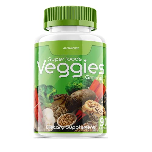 90 Capsules Each Bottle 540 Capsules superfoods Veggies Greens and Reds Fruits Triple