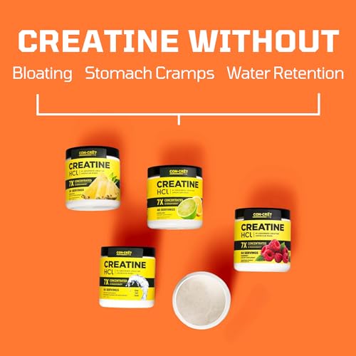 CON-CRET Creatine HCl Powder | Supports Muscle, Cognitive, and Immune Health