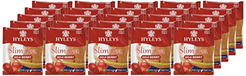 Hyleys Slim Tea Goji Berry Flavor - Weight Loss Herbal Supplement Cleanse and Detox