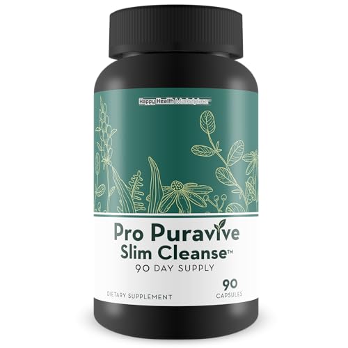 Pro Puravive Slim Cleanse - 90 Day Supply - Our Best Gentle Full Body Detox Cleanse 